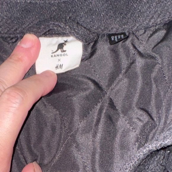 Kangol Gray Textured Jacket/Shacket - Picture 3 of 10